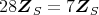 28Z = 7ZSS  