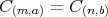 C = C (m,a) (n,b) 